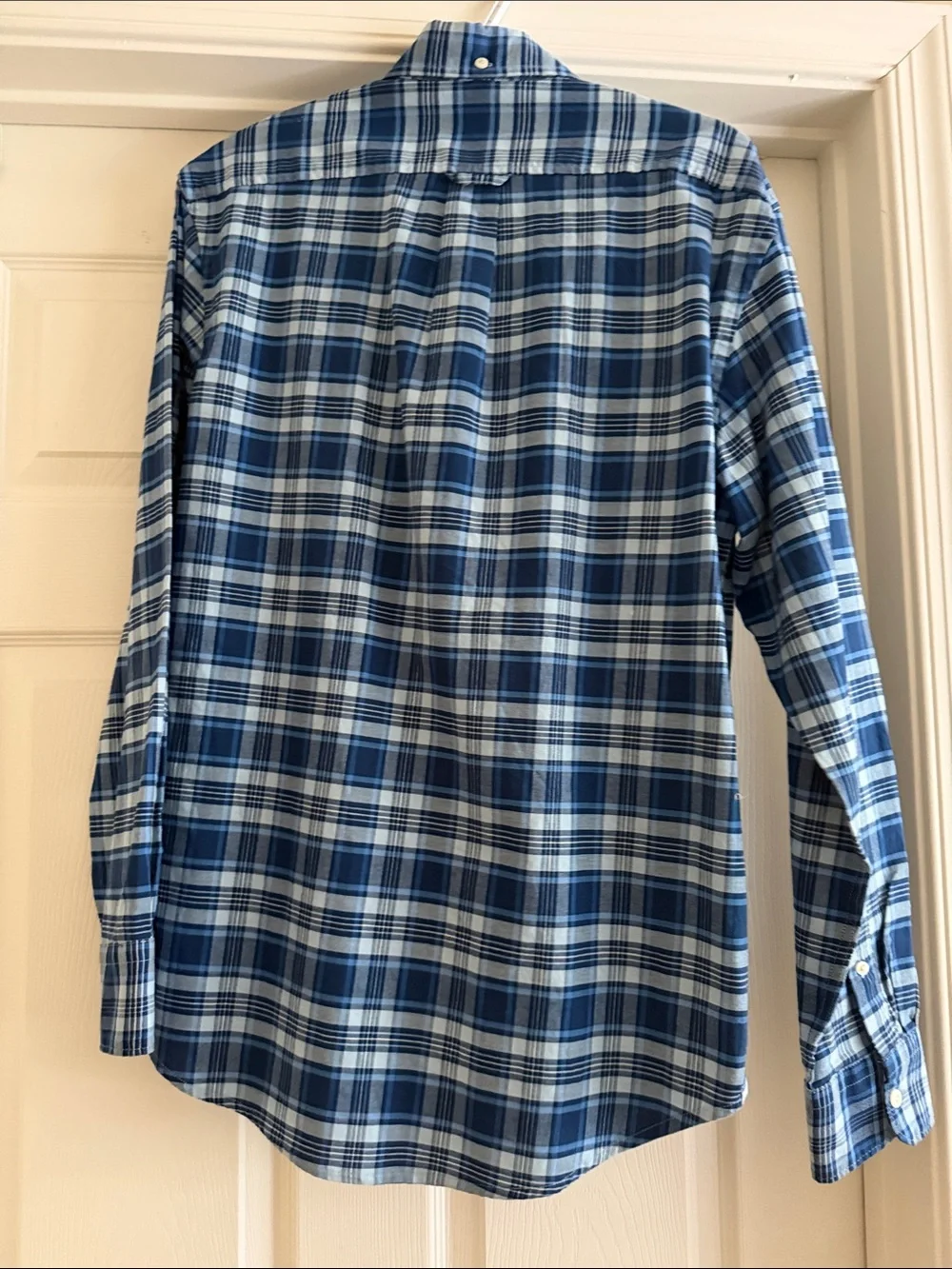 Izod Blue Plaid Button-Down Shirt